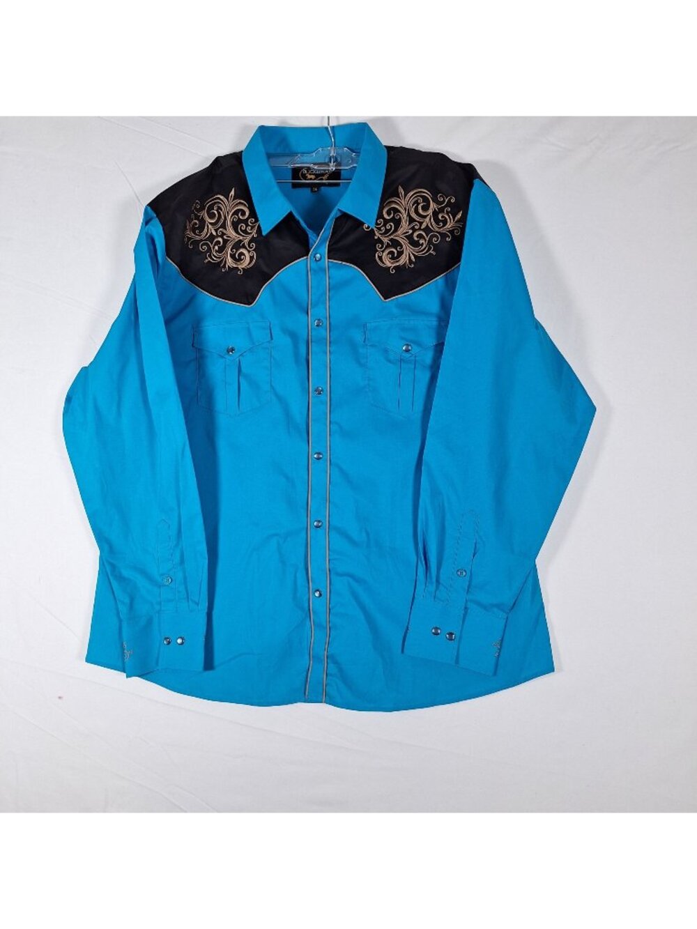 Buckeroo Mens Long Sleeve Button Down Shirt Western Cowboy
